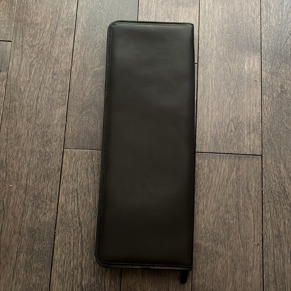 NWOT BROOKS BROTHERS brown leather tie case with dust bag - Picture 6 of 7